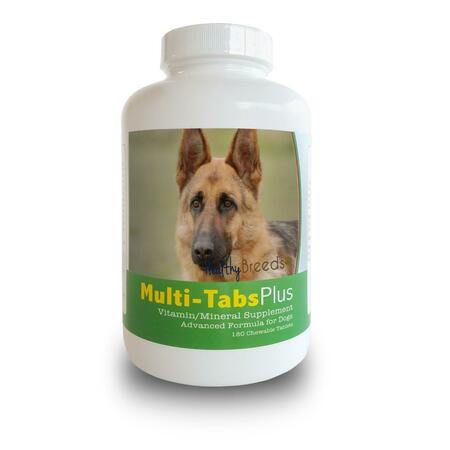 HEALTHY BREEDS German Shepherd Multi-Tabs Plus Chewable Tablets, 180PK 840235140250